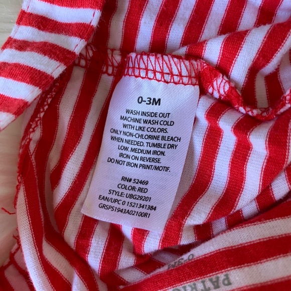 CELEBRATE! patriotic romper tank stars stripes EUC - Picture 4 of 4